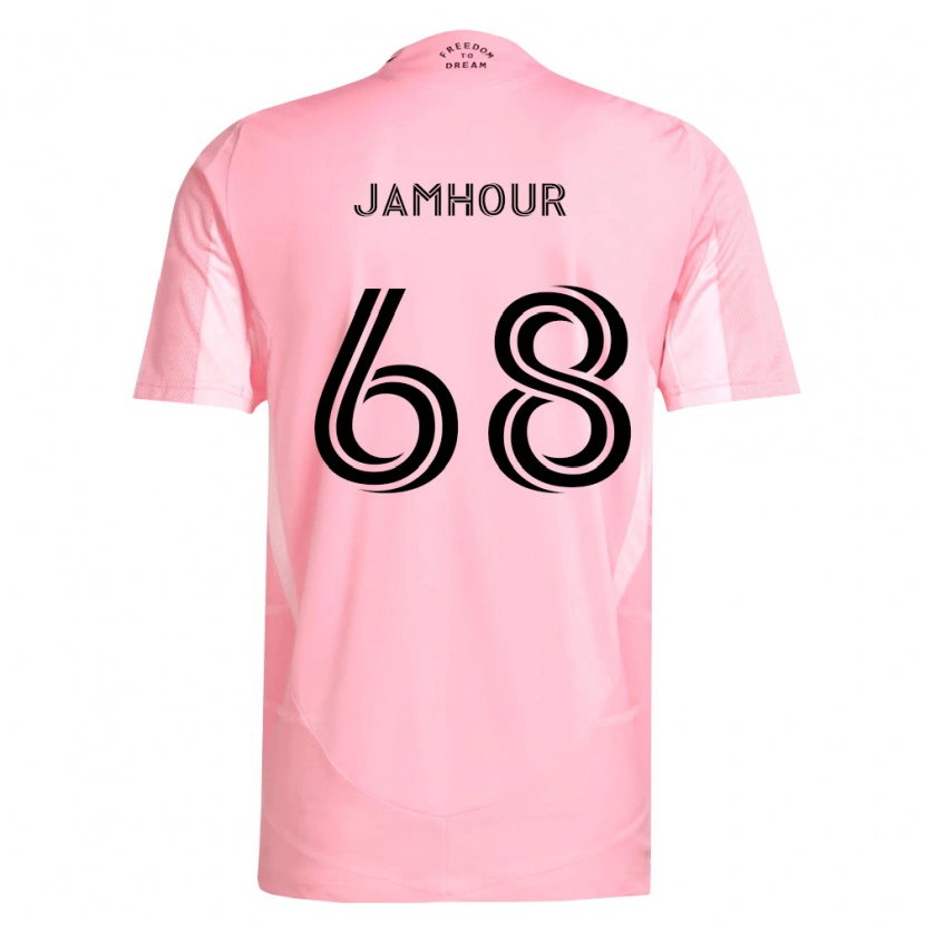 Danxen Kvinnor Mohammed Jamhour #68 Rosa Svart Hemmatröja Matchtröjor 2026/27 Tröjor T-Tröja