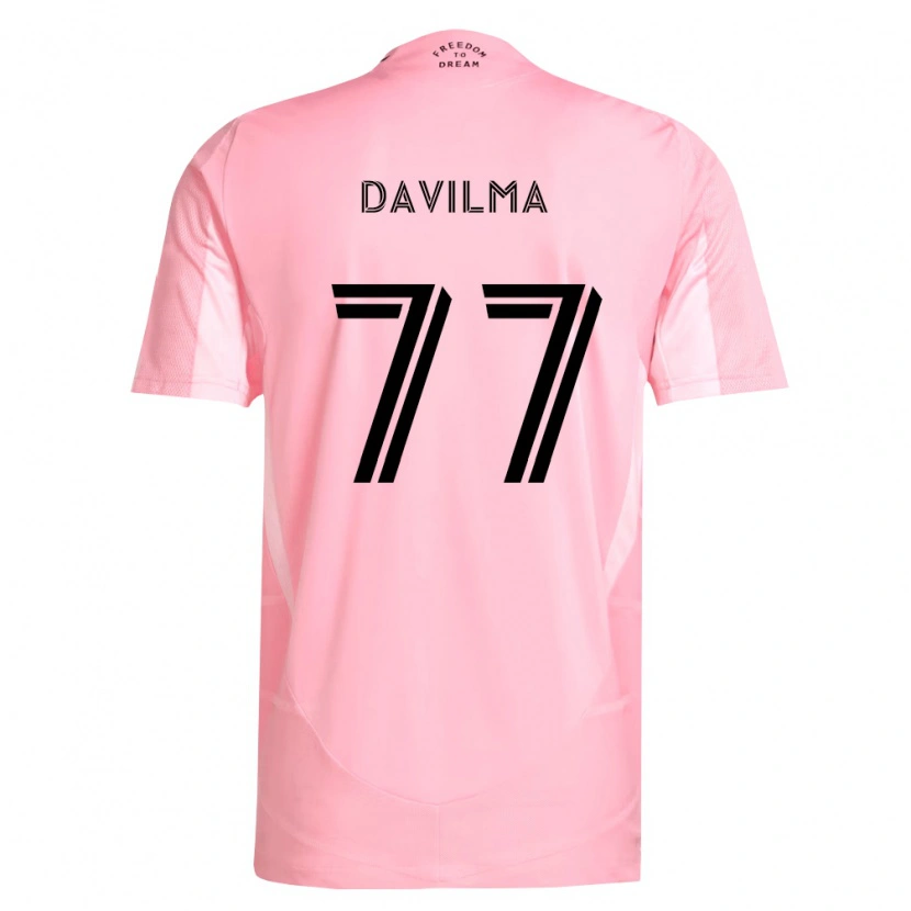 Danxen Kvinnor Kensly Davilma #77 Rosa Svart Hemmatröja Matchtröjor 2026/27 Tröjor T-Tröja