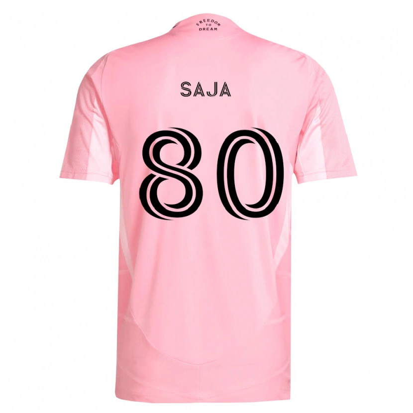 Danxen Kvinnor Mateo Saja #80 Rosa Svart Hemmatröja Matchtröjor 2026/27 Tröjor T-Tröja