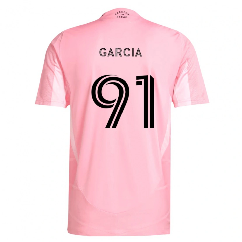Danxen Kvinnor Lesther García #91 Rosa Svart Hemmatröja Matchtröjor 2026/27 Tröjor T-Tröja