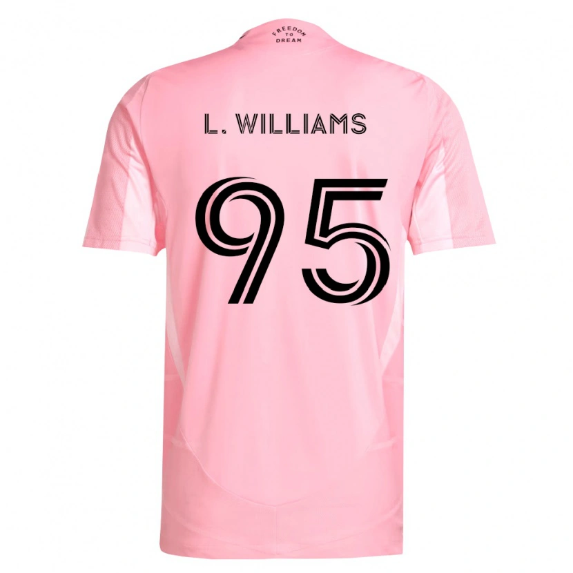 Danxen Kvinnor Levi Williams #95 Rosa Svart Hemmatröja Matchtröjor 2026/27 Tröjor T-Tröja