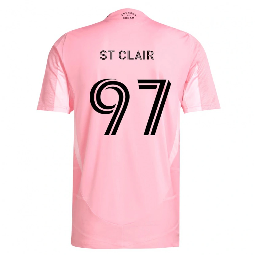 Danxen Kvinnor Dayne St. Clair #97 Rosa Svart Hemmatröja Matchtröjor 2026/27 Tröjor T-Tröja