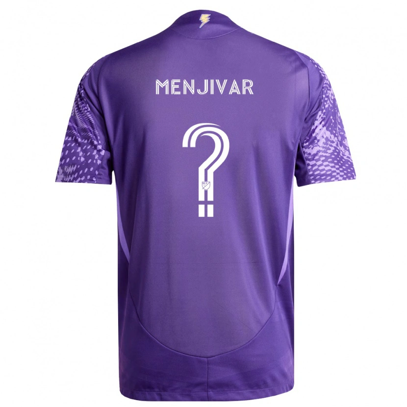 Danxen Kvinnor Marko Menjivar #0 Lila Vit Hemmatröja Matchtröjor 2026/27 Tröjor T-Tröja
