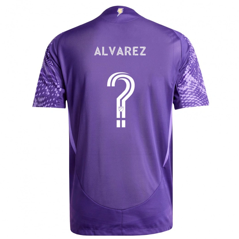 Danxen Kvinnor Maximiliano Alvarez #0 Lila Vit Hemmatröja Matchtröjor 2026/27 Tröjor T-Tröja