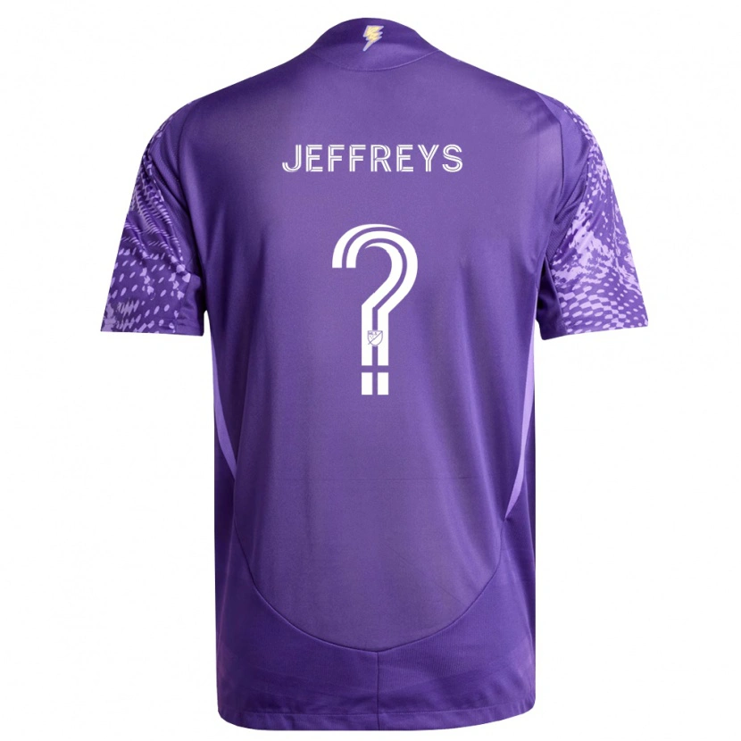 Danxen Kvinnor Tj Jeffreys #0 Lila Vit Hemmatröja Matchtröjor 2026/27 Tröjor T-Tröja
