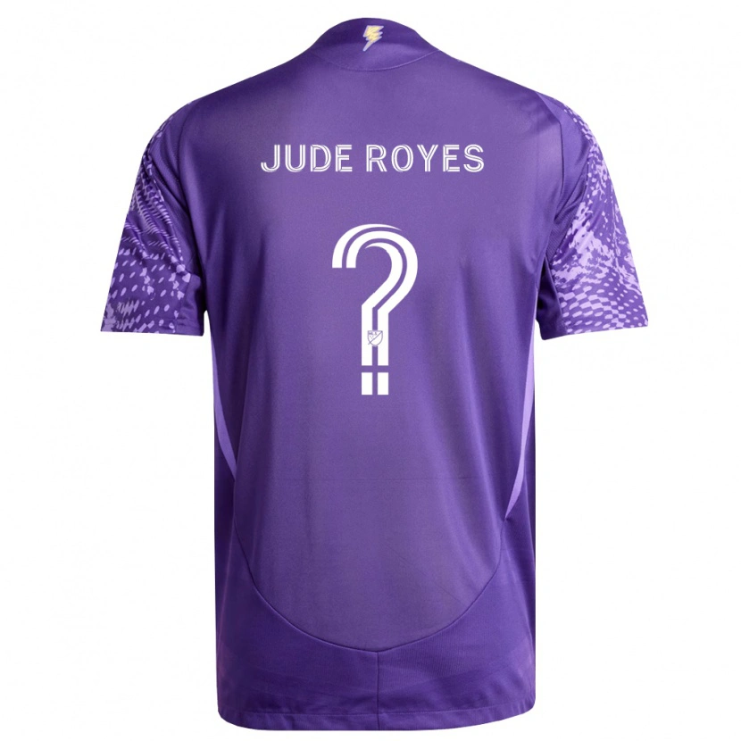 Danxen Kvinnor Jude Royes #0 Lila Vit Hemmatröja Matchtröjor 2026/27 Tröjor T-Tröja