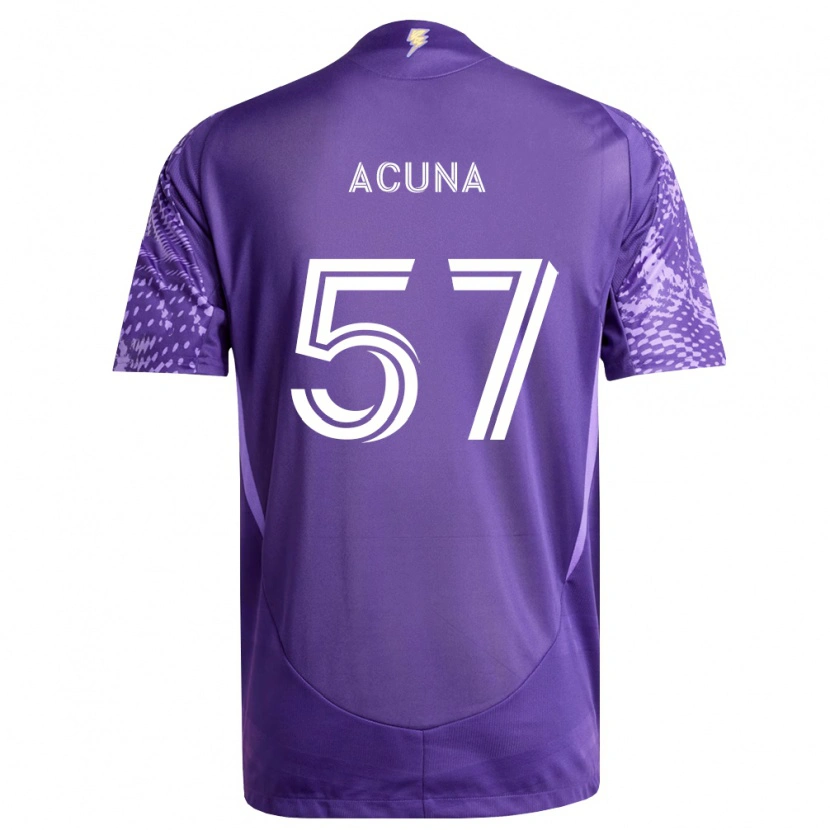 Danxen Kvinnor Cristofer Acuña #57 Lila Vit Hemmatröja Matchtröjor 2026/27 Tröjor T-Tröja