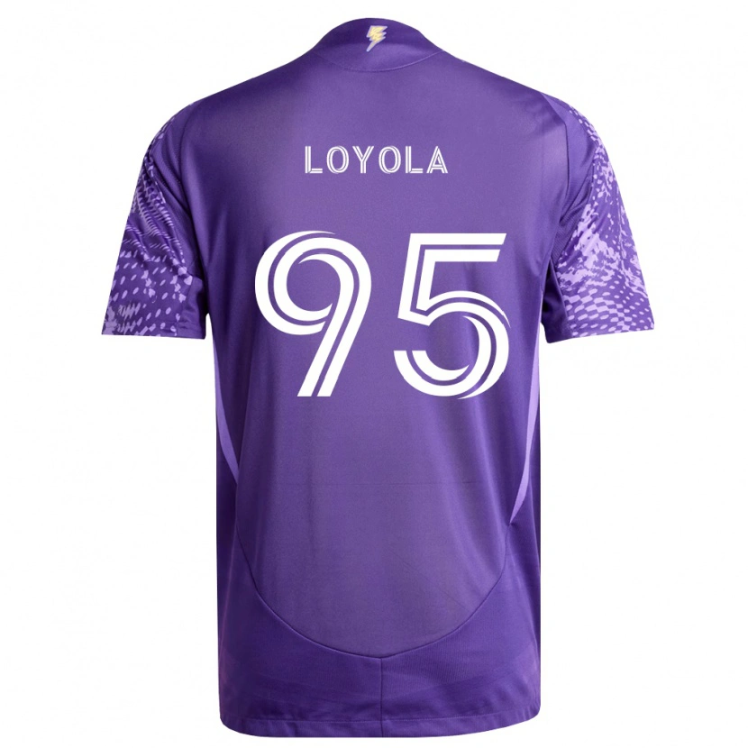 Danxen Kvinnor Favian Loyola #95 Lila Vit Hemmatröja Matchtröjor 2026/27 Tröjor T-Tröja