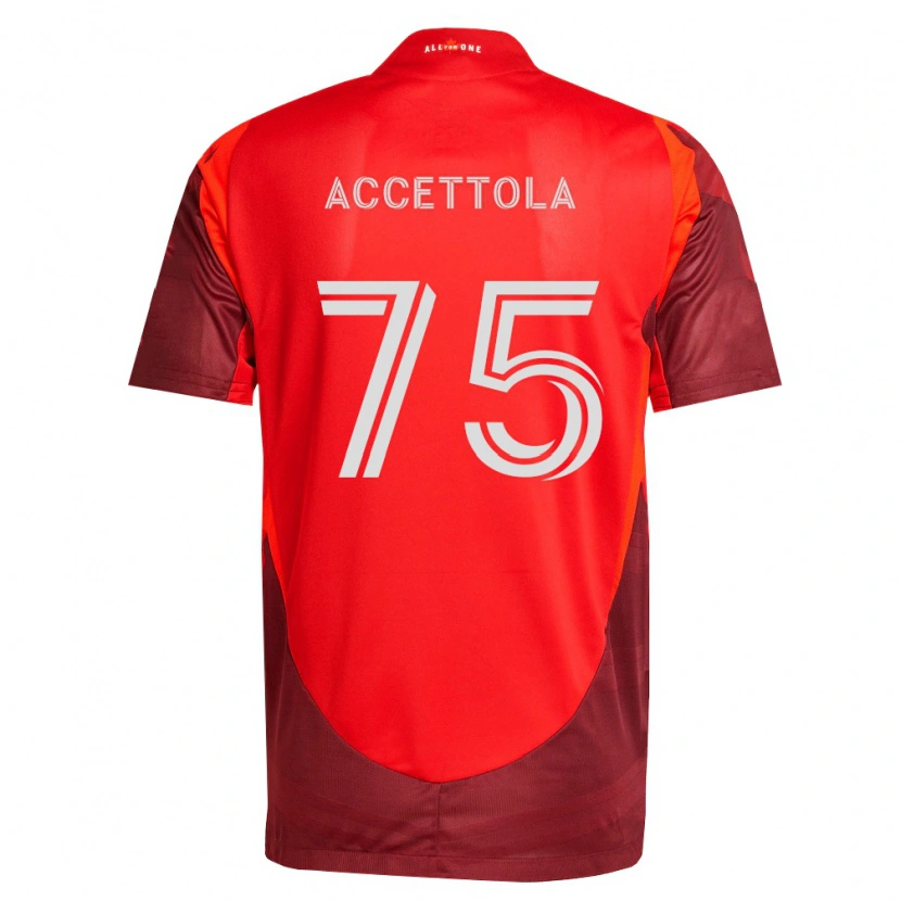 Danxen Kvinnor Luca Accettola #75 Vinröd Röd Hemmatröja Matchtröjor 2026/27 Tröjor T-Tröja