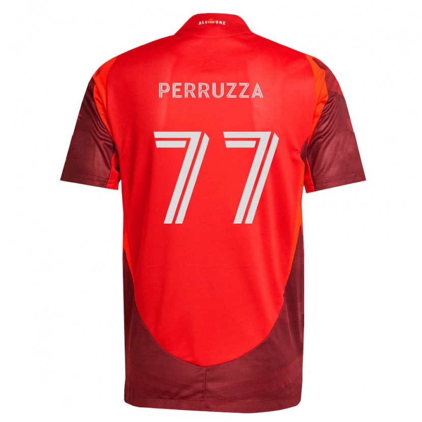 Danxen Kvinnor Jordan Perruzza #77 Vinröd Röd Hemmatröja Matchtröjor 2026/27 Tröjor T-Tröja