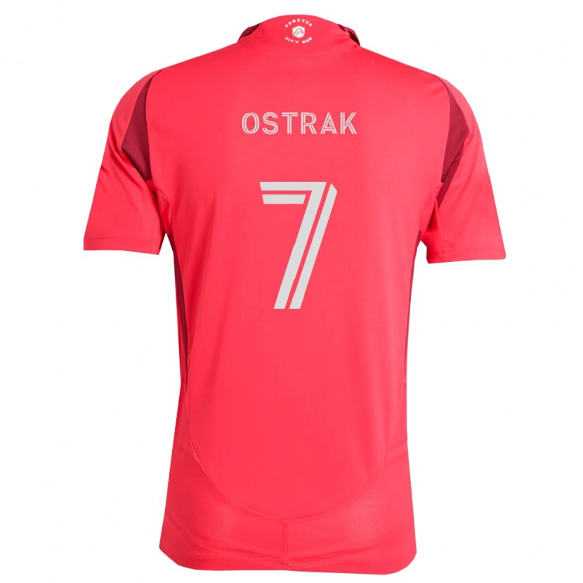 Danxen Kvinnor Tomas Ostrák #7 Magenta Vit Hemmatröja Matchtröjor 2026/27 Tröjor T-Tröja