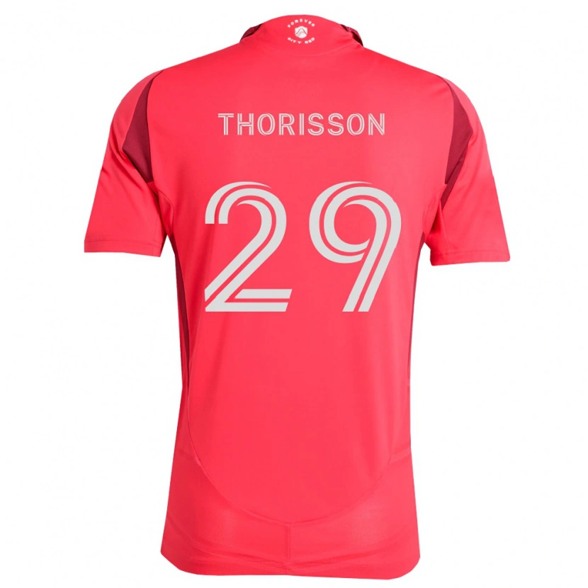 Danxen Kvinnor Nökkvi Thórisson #29 Magenta Vit Hemmatröja Matchtröjor 2026/27 Tröjor T-Tröja
