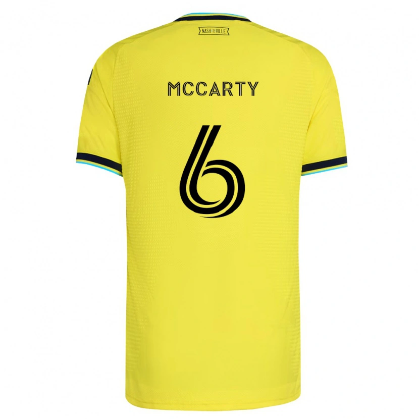 Danxen Kvinnor Dax Mccarty #6 Ljusgul Marinblå Hemmatröja Matchtröjor 2026/27 Tröjor T-Tröja