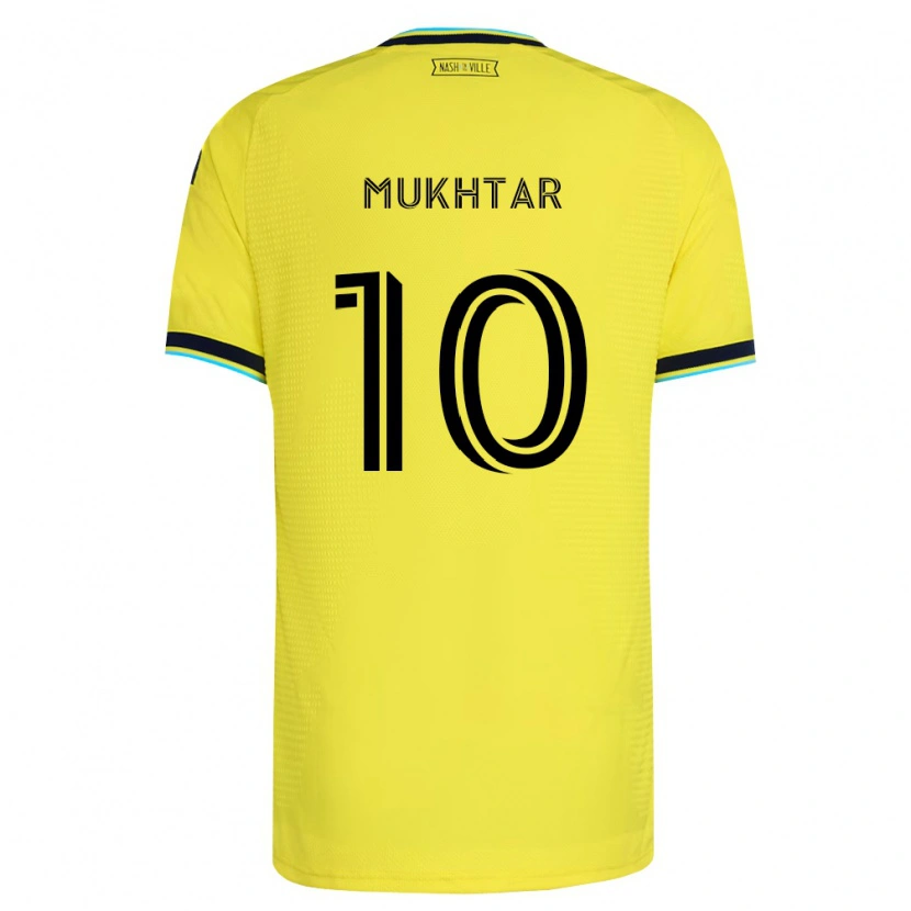 Danxen Kvinnor Hany Mukhtar #10 Ljusgul Marinblå Hemmatröja Matchtröjor 2026/27 Tröjor T-Tröja