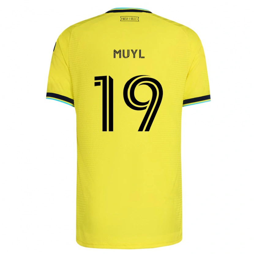 Danxen Kvinnor Alex Muyl #19 Ljusgul Marinblå Hemmatröja Matchtröjor 2026/27 Tröjor T-Tröja