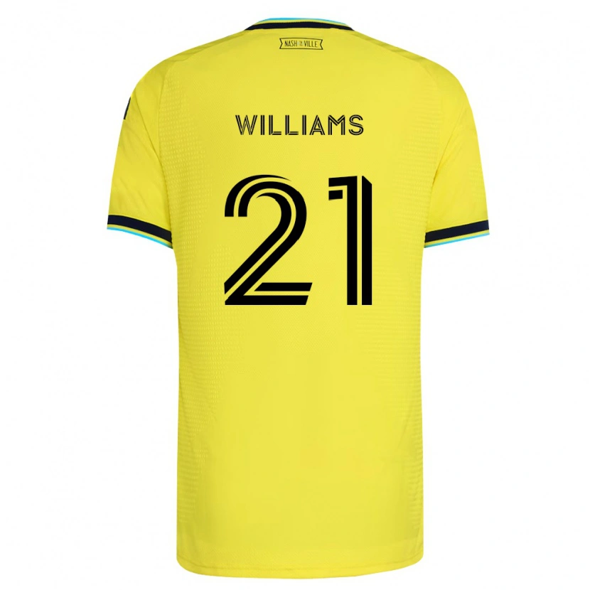 Danxen Kvinnor Thomas Williams #21 Ljusgul Marinblå Hemmatröja Matchtröjor 2026/27 Tröjor T-Tröja
