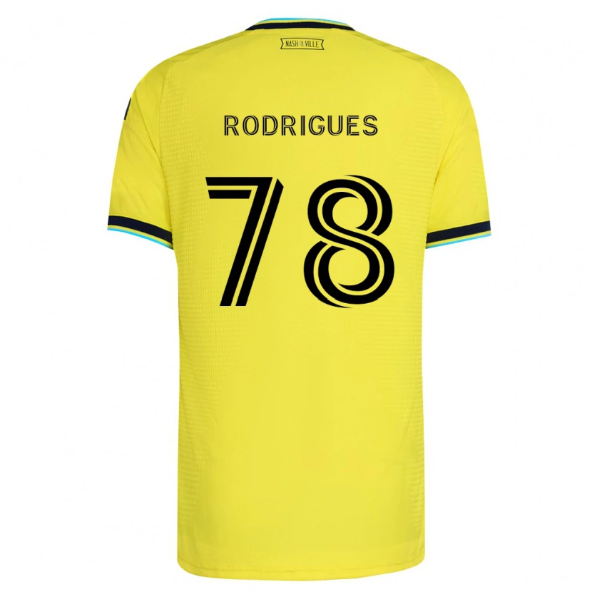 Danxen Kvinnor Giuliano Rodrigues #78 Ljusgul Marinblå Hemmatröja Matchtröjor 2026/27 Tröjor T-Tröja