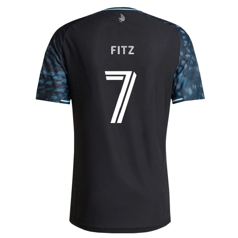 Danxen Kvinnor Dominik Fitz #7 Svart Vit Hemmatröja Matchtröjor 2026/27 Tröjor T-Tröja