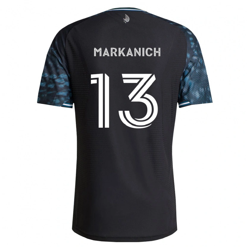 Danxen Kvinnor Anthony Markanich Jr. #13 Svart Vit Hemmatröja Matchtröjor 2026/27 Tröjor T-Tröja