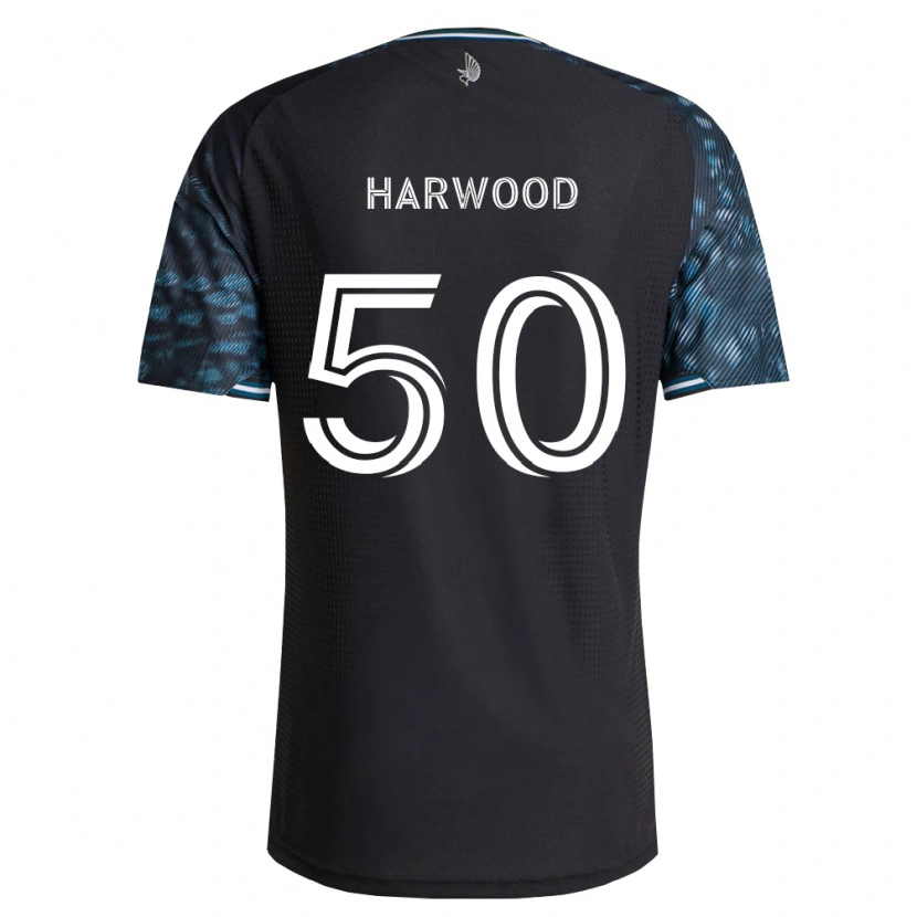Danxen Kvinnor Max Harwood #50 Svart Vit Hemmatröja Matchtröjor 2026/27 Tröjor T-Tröja