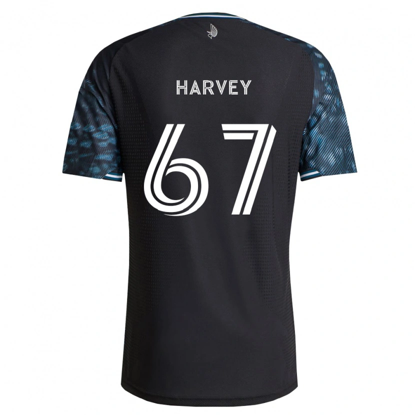 Danxen Kvinnor Carlos Harvey #67 Svart Vit Hemmatröja Matchtröjor 2026/27 Tröjor T-Tröja