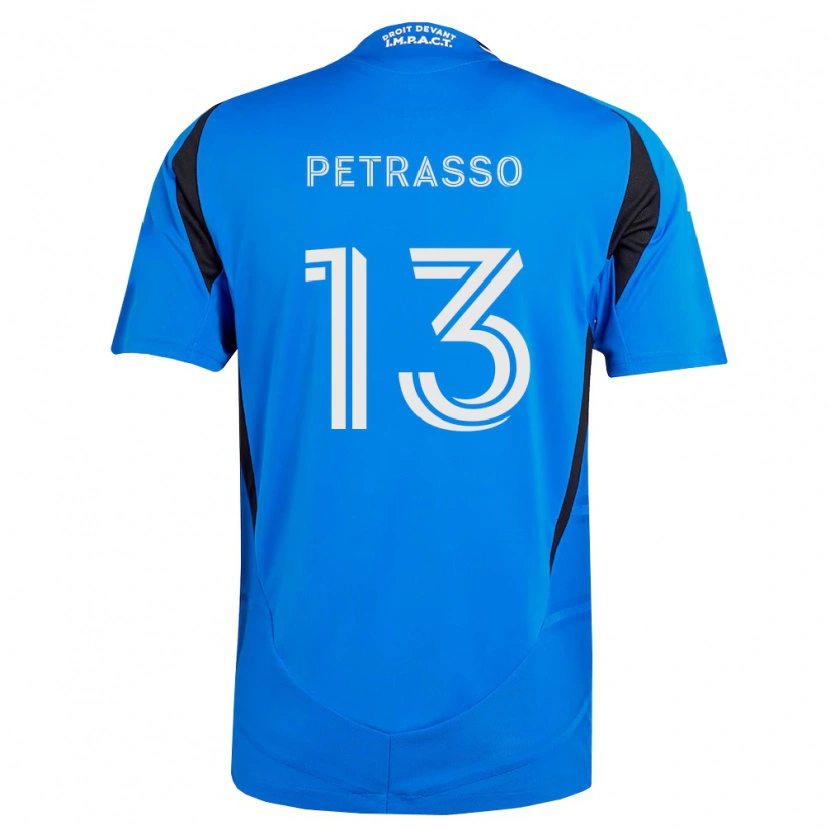 Danxen Kvinnor Luca Petrasso #13 Blå Vit Svart Hemmatröja Matchtröjor 2026/27 Tröjor T-Tröja