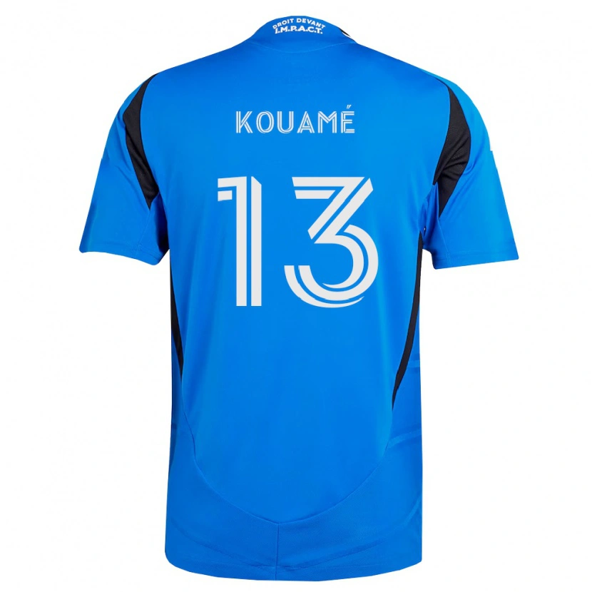 Danxen Kvinnor Rafael Kouamé #13 Blå Vit Svart Hemmatröja Matchtröjor 2026/27 Tröjor T-Tröja