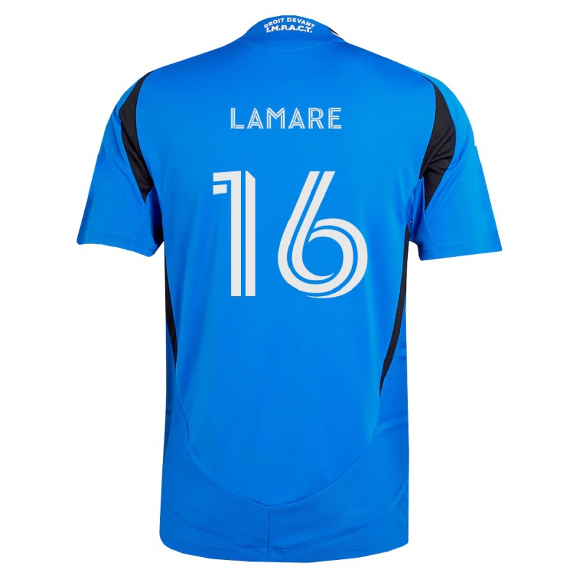 Danxen Kvinnor Samuel Lamare #16 Blå Vit Svart Hemmatröja Matchtröjor 2026/27 Tröjor T-Tröja