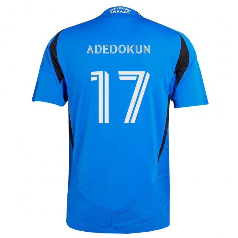 Danxen Kvinnor Michael Adedokun #17 Blå Vit Svart Hemmatröja Matchtröjor 2026/27 Tröjor T-Tröja