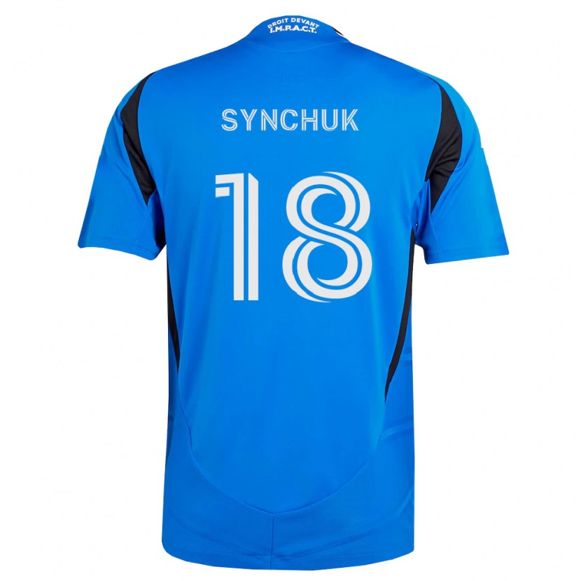 Danxen Kvinnor Gennadiy Synchuk #18 Blå Vit Svart Hemmatröja Matchtröjor 2026/27 Tröjor T-Tröja