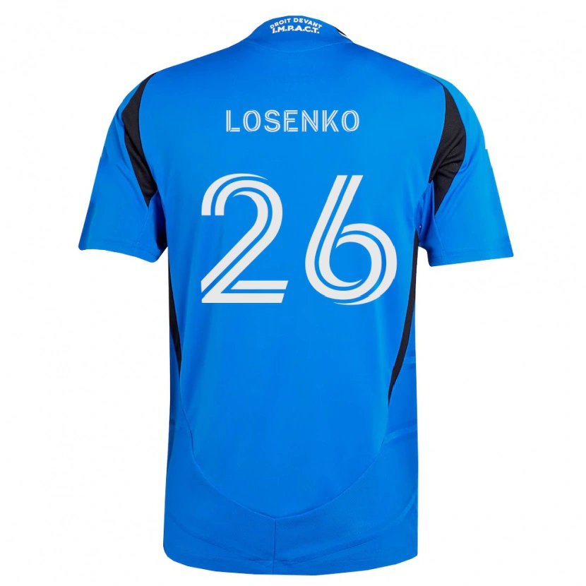 Danxen Kvinnor Ivan Losenko #26 Blå Vit Svart Hemmatröja Matchtröjor 2026/27 Tröjor T-Tröja