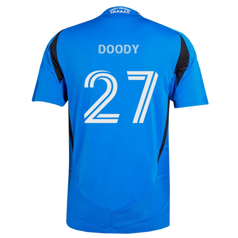 Danxen Kvinnor Grayson Doody #27 Blå Vit Svart Hemmatröja Matchtröjor 2026/27 Tröjor T-Tröja