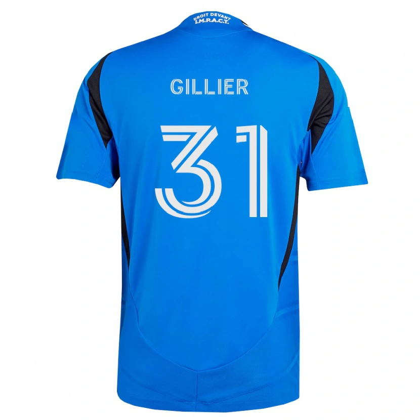 Danxen Kvinnor Thomas Gillier #31 Blå Vit Svart Hemmatröja Matchtröjor 2026/27 Tröjor T-Tröja