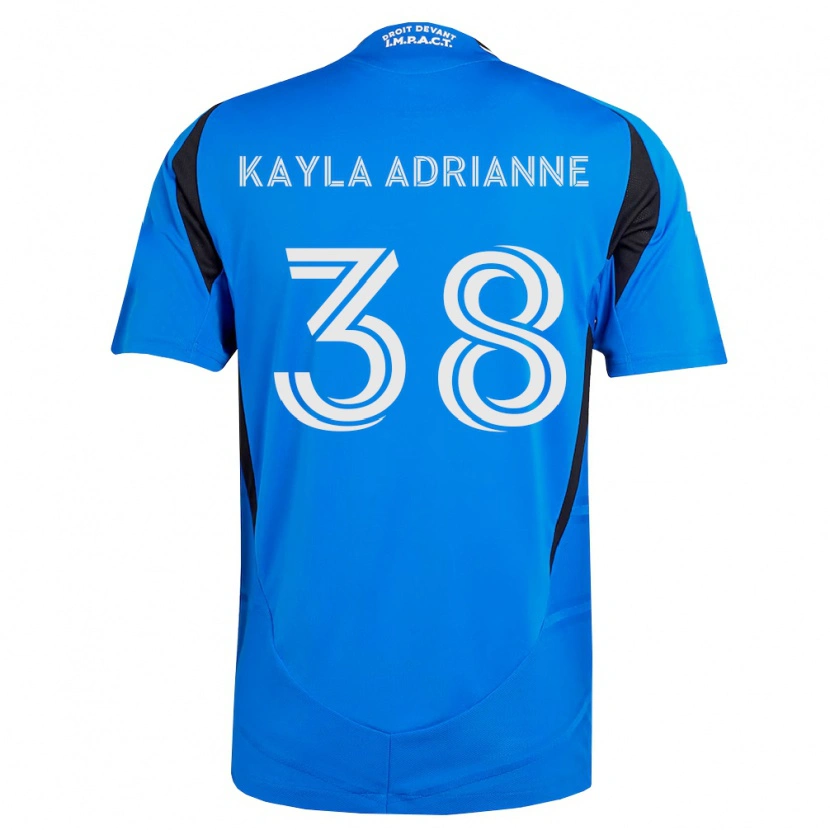 Danxen Kvinnor Kamdem Kayla Adrianne #38 Blå Vit Svart Hemmatröja Matchtröjor 2026/27 Tröjor T-Tröja