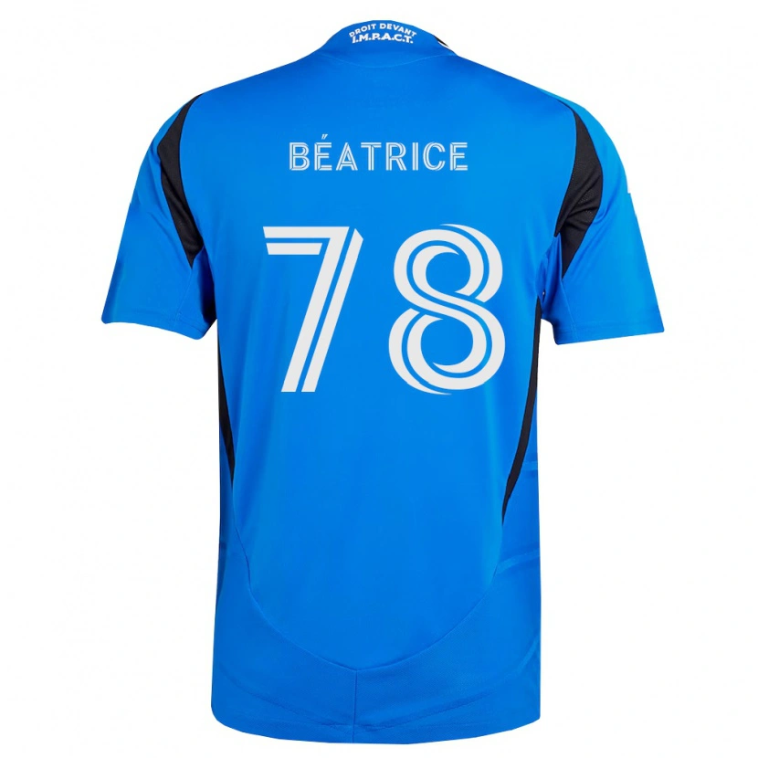 Danxen Kvinnor Forcier Béatrice #78 Blå Vit Svart Hemmatröja Matchtröjor 2026/27 Tröjor T-Tröja