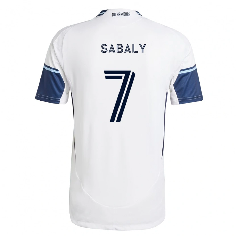 Danxen Kvinnor Cheikh Sabaly #7 Vit Kungligt Blå Hemmatröja Matchtröjor 2026/27 Tröjor T-Tröja