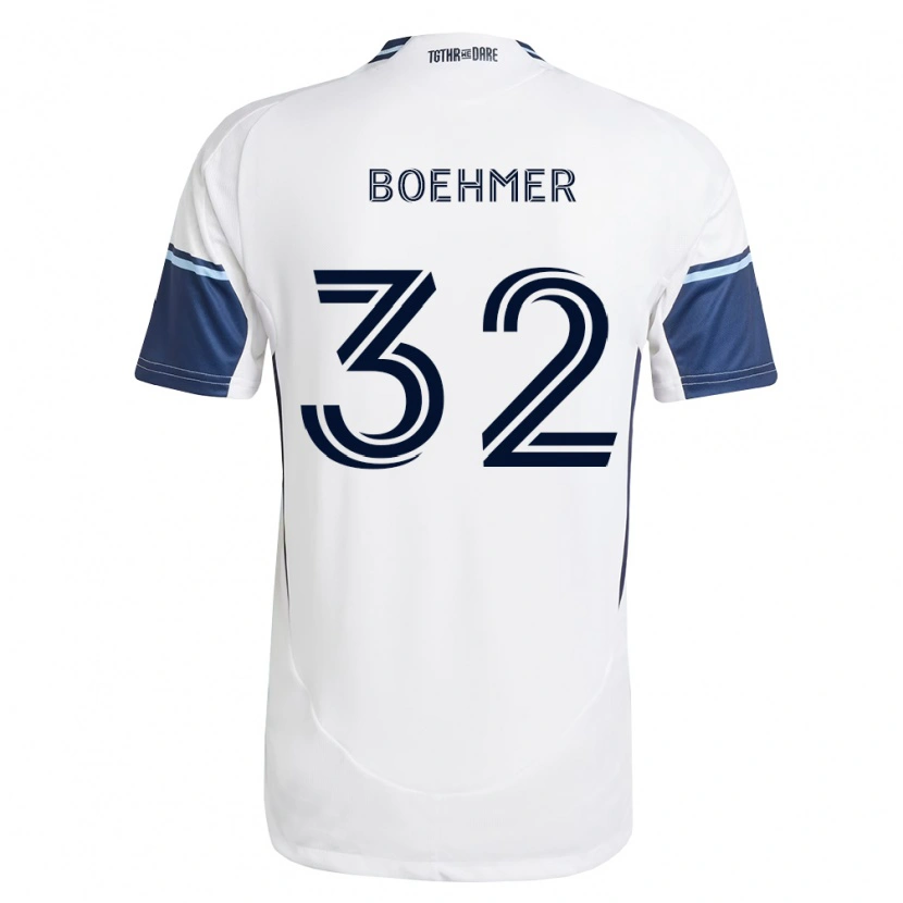 Danxen Kvinnor Isaac Boehmer #32 Vit Kungligt Blå Hemmatröja Matchtröjor 2026/27 Tröjor T-Tröja