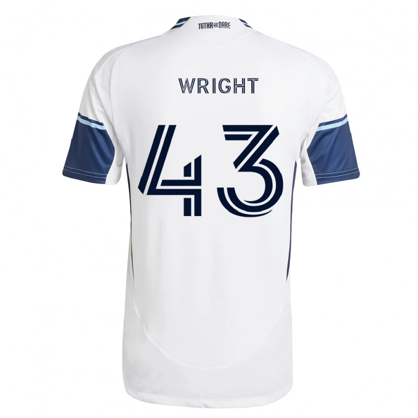 Danxen Kvinnor Trevor Wright #43 Vit Kungligt Blå Hemmatröja Matchtröjor 2026/27 Tröjor T-Tröja