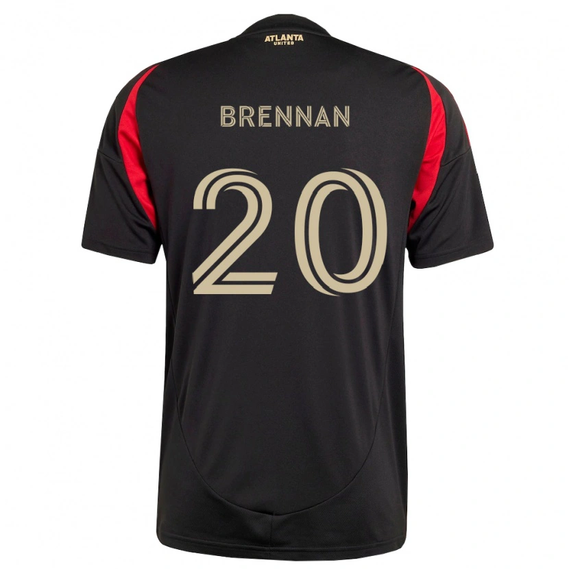 Danxen Kvinnor Luke Brennan #20 Svart Röd Hemmatröja Matchtröjor 2026/27 Tröjor T-Tröja