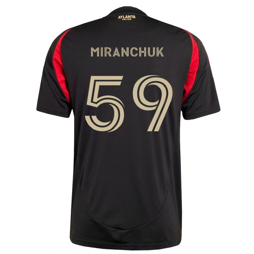 Danxen Kvinnor Aleksey Miranchuk #59 Svart Röd Hemmatröja Matchtröjor 2026/27 Tröjor T-Tröja