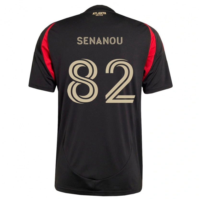 Danxen Kvinnor Matthew Senanou #82 Svart Röd Hemmatröja Matchtröjor 2026/27 Tröjor T-Tröja