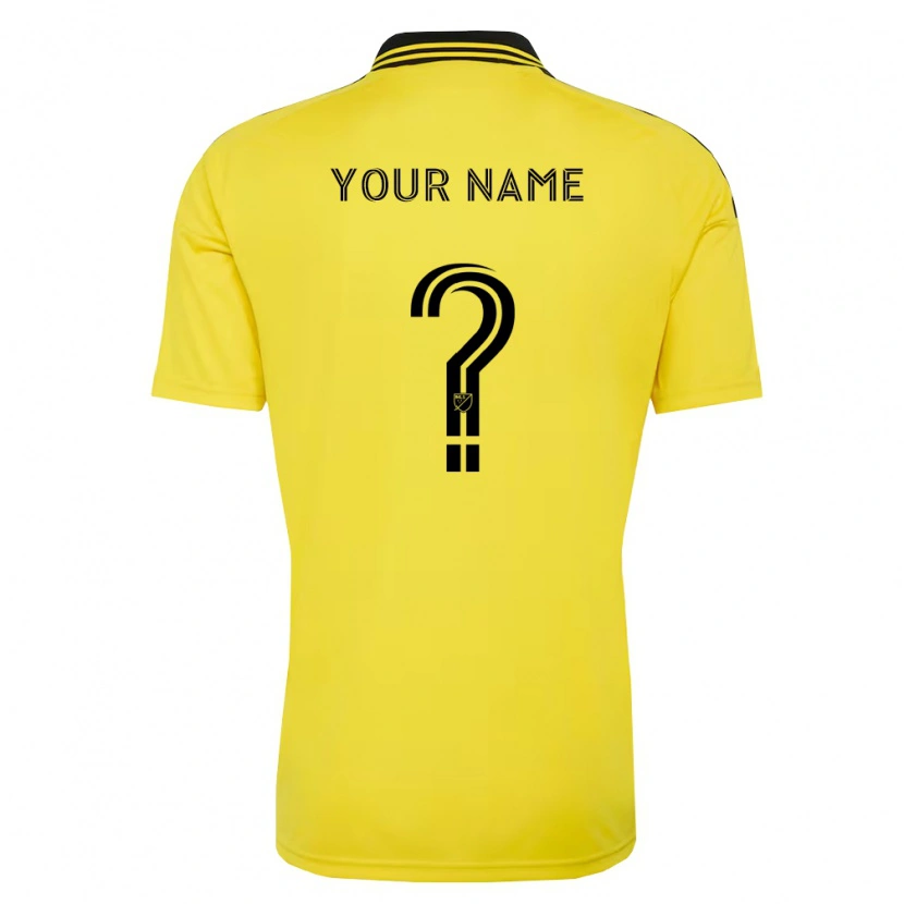 Danxen Kvinnor Ditt Namn #0 Gul Svart Hemmatröja Matchtröjor 2026/27 Tröjor T-Tröja