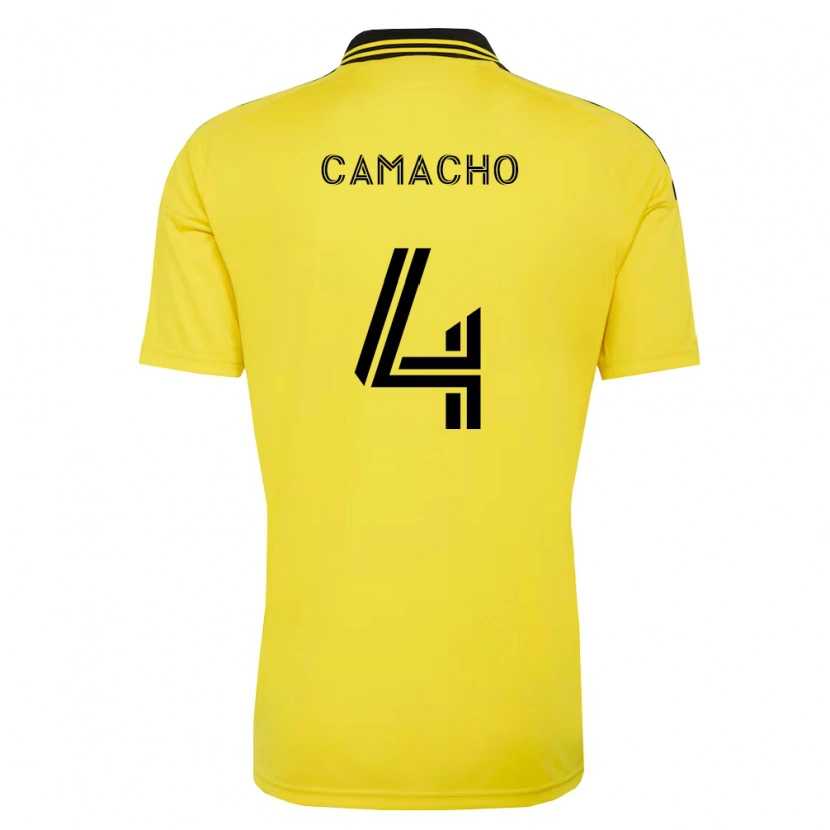 Danxen Kvinnor Rudy Camacho #4 Gul Svart Hemmatröja Matchtröjor 2026/27 Tröjor T-Tröja