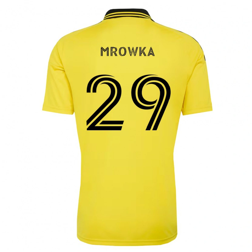 Danxen Kvinnor Cole Mrowka #29 Gul Svart Hemmatröja Matchtröjor 2026/27 Tröjor T-Tröja
