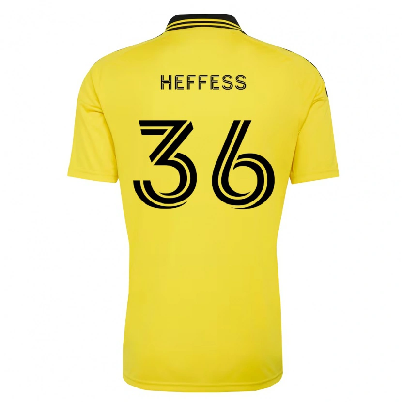 Danxen Kvinnor Isaac Heffess #36 Gul Svart Hemmatröja Matchtröjor 2026/27 Tröjor T-Tröja
