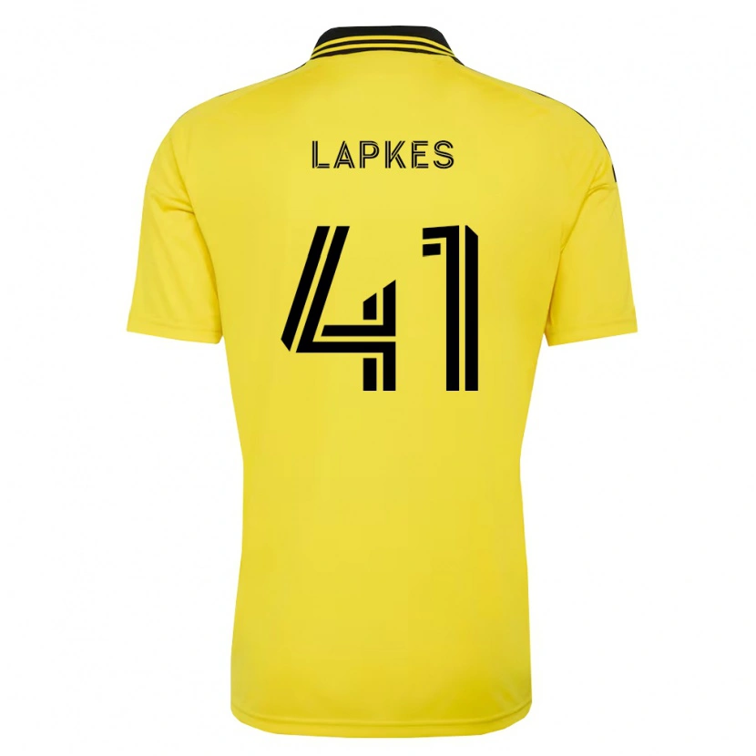 Danxen Kvinnor Stanislav Lapkes #41 Gul Svart Hemmatröja Matchtröjor 2026/27 Tröjor T-Tröja