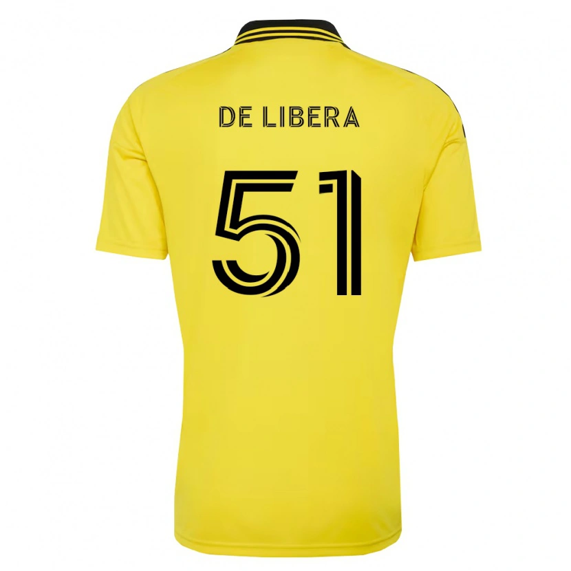 Danxen Kvinnor Giorgio De Libera #51 Gul Svart Hemmatröja Matchtröjor 2026/27 Tröjor T-Tröja