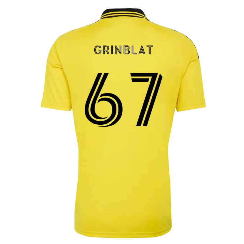 Danxen Kvinnor Artem Grinblat #67 Gul Svart Hemmatröja Matchtröjor 2026/27 Tröjor T-Tröja