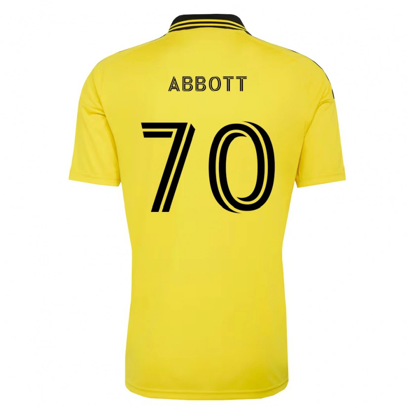 Danxen Kvinnor Keller Abbott #70 Gul Svart Hemmatröja Matchtröjor 2026/27 Tröjor T-Tröja