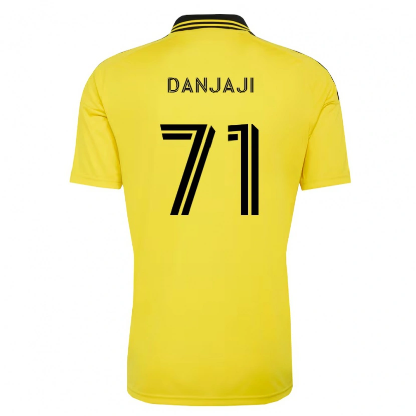 Danxen Kvinnor Jamil Danjaji #71 Gul Svart Hemmatröja Matchtröjor 2026/27 Tröjor T-Tröja